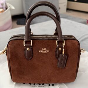 Coach suede mini Rowan